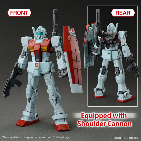 (1/144) HG GM (Shoulder Cannon / Missile Pod)