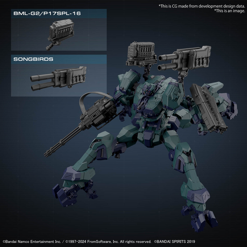 30MM Armored Core VI Fires Of Rubicon Balam Industries BD-011 Melander Liger Tail