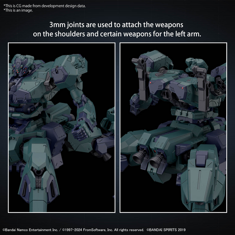 30MM Armored Core VI Fires Of Rubicon Balam Industries BD-011 Melander Liger Tail