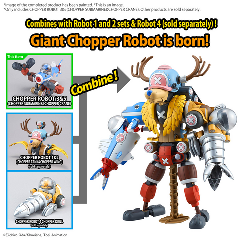 Chopper Robot 3&5 (Chopper Submarine & Chopper Crane)