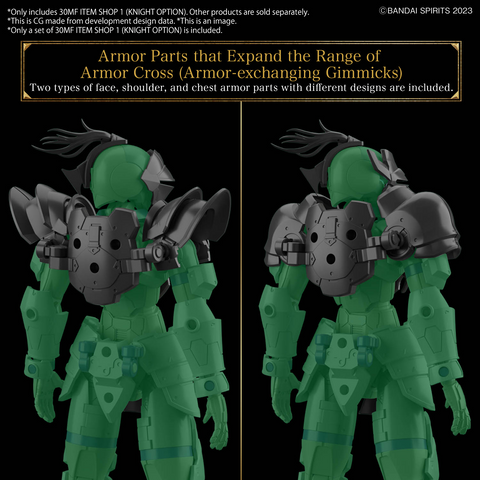 (1/144) 30MF Item Shop 1 (Knight Option)