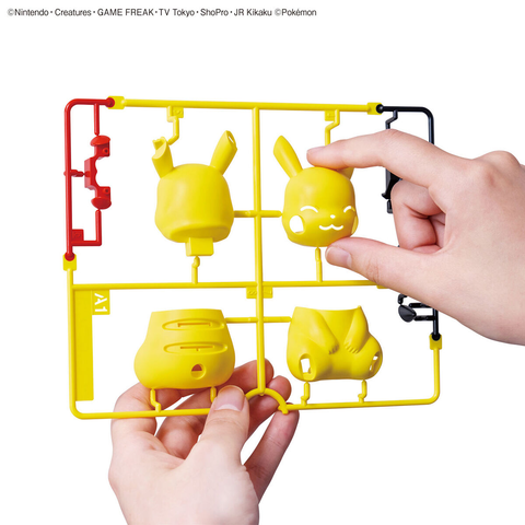 Pokémon Model Kit QUICK!! 16 Pikachu (Sitting Pose)