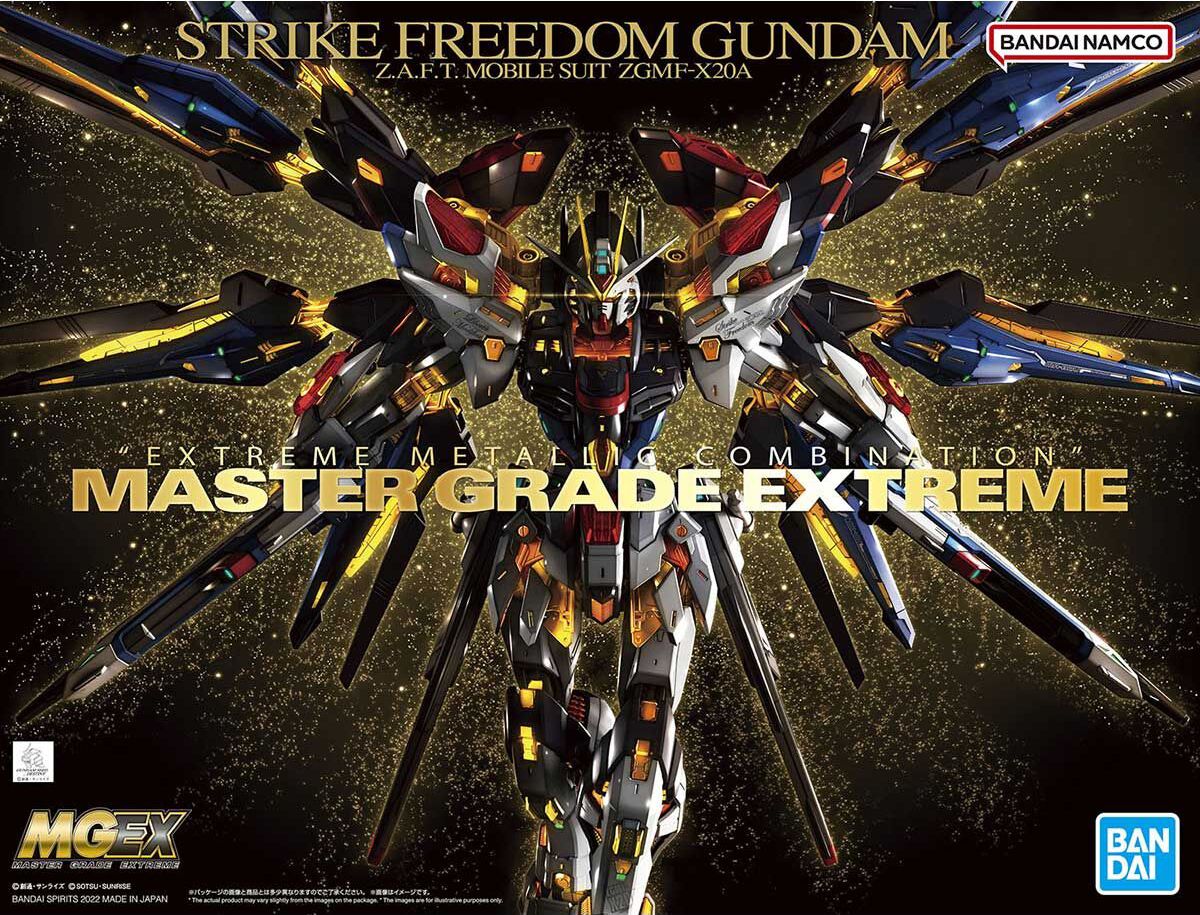 1/100) MGEX Strike Freedom Gundam – TMS Hobby Room