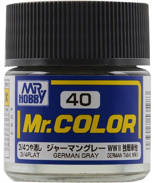 mr color 40 german gray flat tank