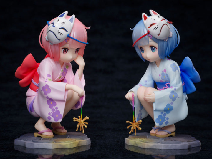 rams rem childhood summer memories re zero starting life in another world 1 7 scale figure