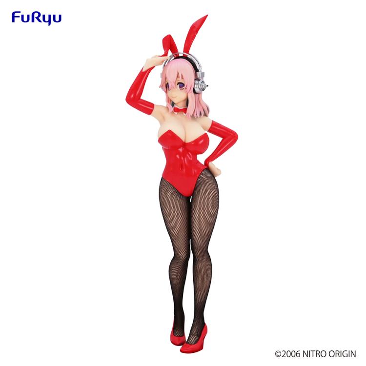 super sonico series bicute bunnies super sonico red ver figure