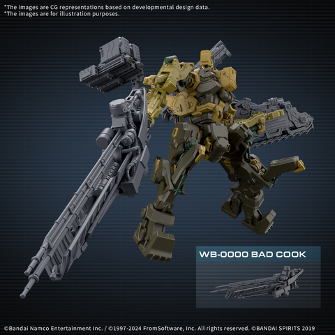 30MM Armored Core VI Fires Of Rubicon RaD CC-3000 Wrecker Milk Tooth