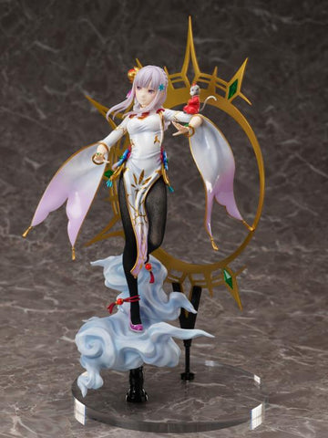 emilia china dress ver re zero starting life in another world 1 7 scale figure