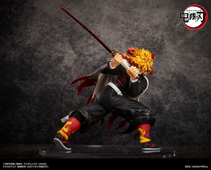 kyojuro rengoku demon slayer kimetsu no yaiba 1 4 scale figure