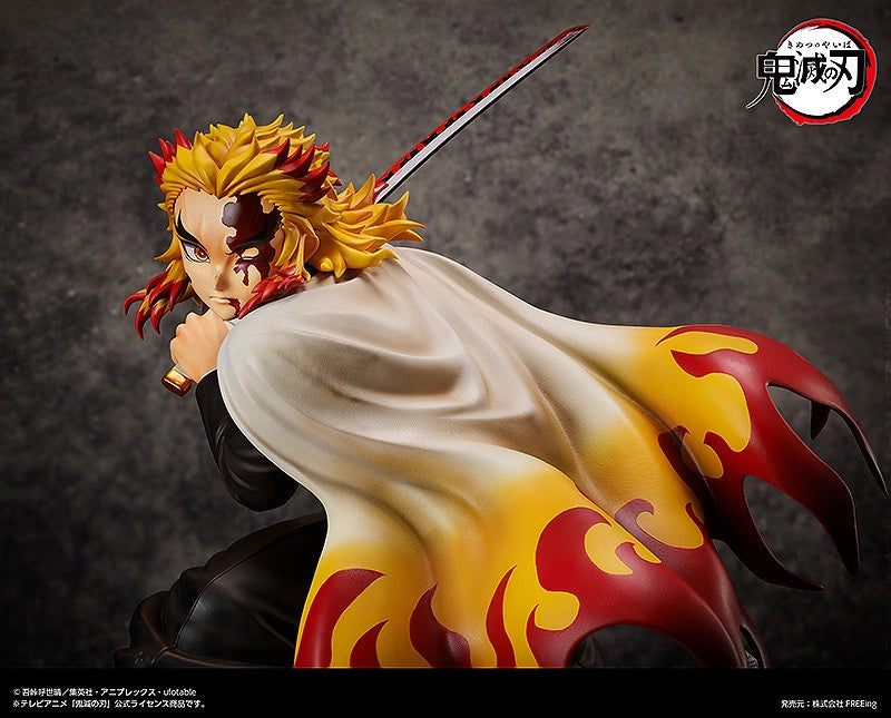 kyojuro rengoku demon slayer kimetsu no yaiba 1 4 scale figure