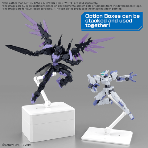 Action Base 7 & Option Box [White]
