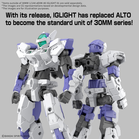 [PRE-ORDER] - [ETA Aug-Sep 25] - (1/144) 30MM eEXM-40 Iglight 01