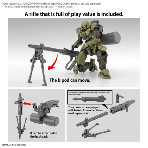 (1/144) 30MM Customize Weapons (Heavy Weapon 2)