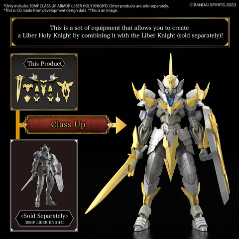 [PRE-ORDER] - [ETA Aug-Sep 24] - (1/144) 30MF Class Up Armor (Liber Holy Knight)