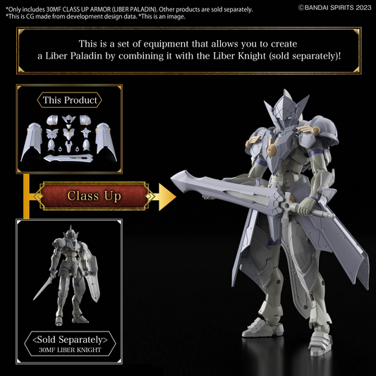 [PRE-ORDER] - [ETA Aug-Sep 24] - (1/144) 30MF Class Up Armor (Liber Paladin)