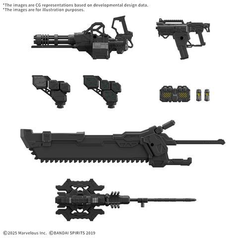 [PRE-ORDER] - [ETA Q3 - Q4 2026] - 30MM Option Parts Set DAEMON X MACHINA TS Weapon Set 01