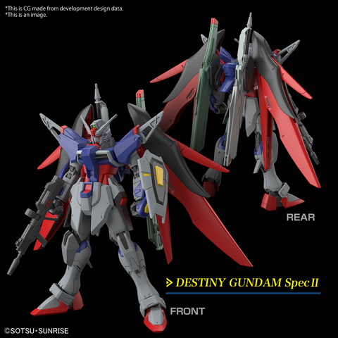 [PRE-ORDER] - [ETA Dec 24-Jan 25] - (1/144) HG Destiny Gundam Spec II & Zeus Silhouette