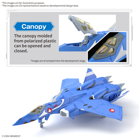 (1/100) HG VF-22S Sturmvogel II (Maximillian Jenius Use) (Macross)