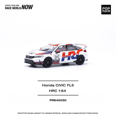 POPRACE 1/64 HONDA CIVIC TYPE-R (FL5) TCR - HRC