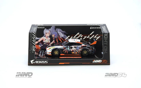 INNO64 1/64 GT-R R35 WIDEBODY AORUS X INNO64 Limited Edition IN64-R35LB-AORUS