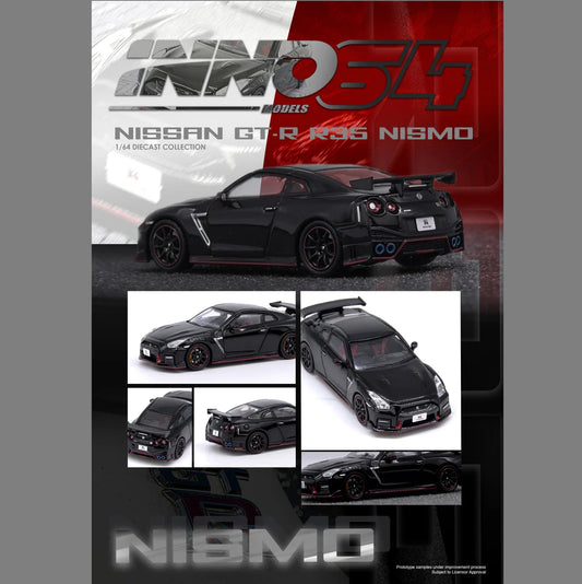 INNO64 1/64 NISSAN GT-R (R35) NISMO Black