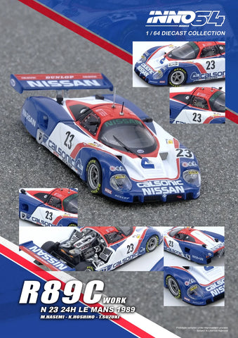 INNO64 1/64 R89C LE MANS 1989 No23 Masahiro Hasemi / Kazuyoshi Hoshino / Toshio Suzuki