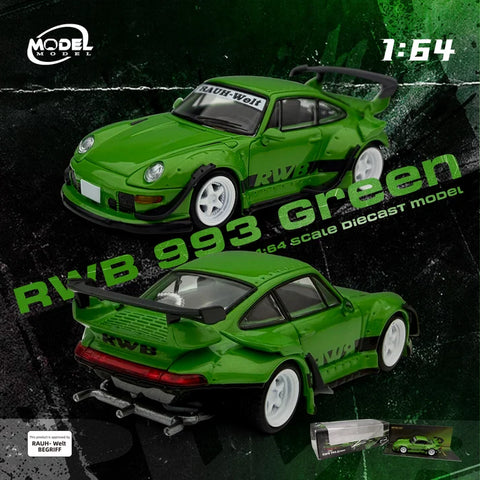 MODELMODEL 1/64 RWB 993 Green MM64-RWB993-008