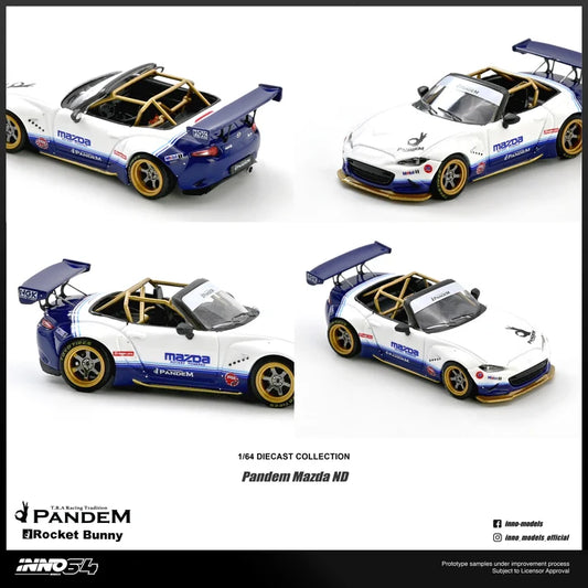 INNO64 1/64 Mazda MX-5 (ND) Miata "PANDEM ROCKET BUNNY" V1.0 IN64-MX5P-ND-01