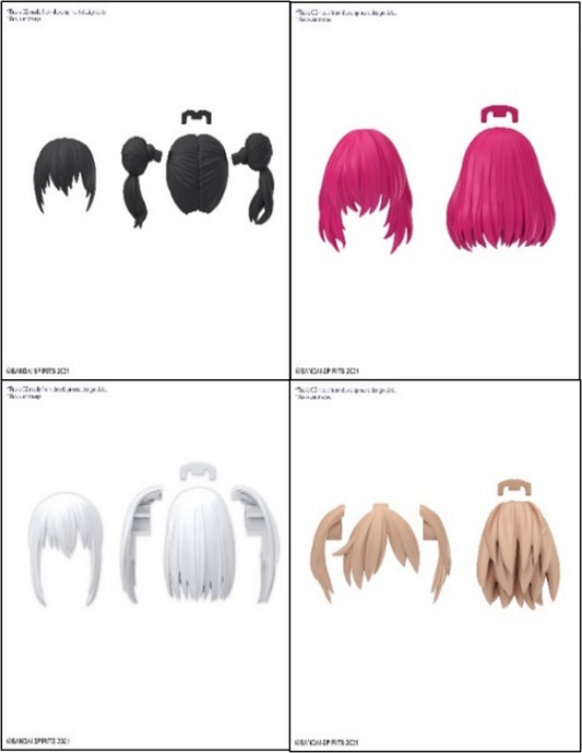 [PRE-ORDER] - [ETA Jul-Aug 24] - 30MS Option Hair Style Parts Vol.10 All 4 Types