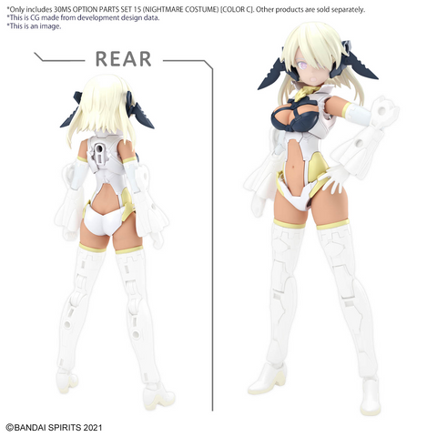 [PRE-ORDER] - [ETA Jan-Feb 25] - 30MS Option Parts Set 15 (Nightmare Costume) [Color C]