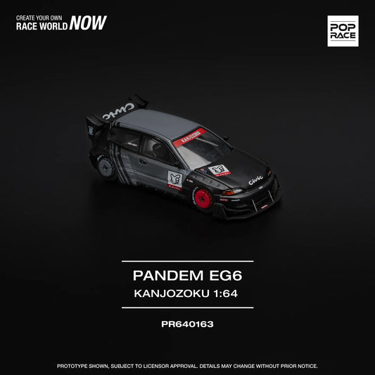 POPRACE 1/64 PANDEM CIVIC EG6 "KANJOZOKU"