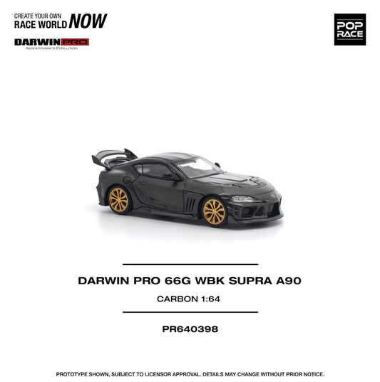 POPRACE 1/64 DARWIN PRO 66G WBK SUPRA A90 CARBON EDITION PR640398