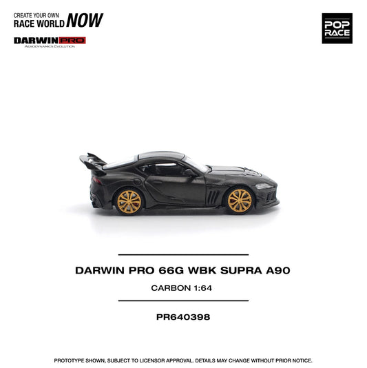 POPRACE 1/64 DARWIN PRO 66G WBK SUPRA A90 CARBON EDITION PR640398