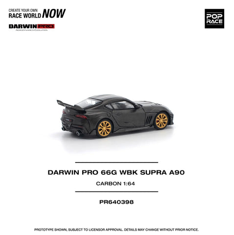 POPRACE 1/64 DARWIN PRO 66G WBK SUPRA A90 CARBON EDITION PR640398