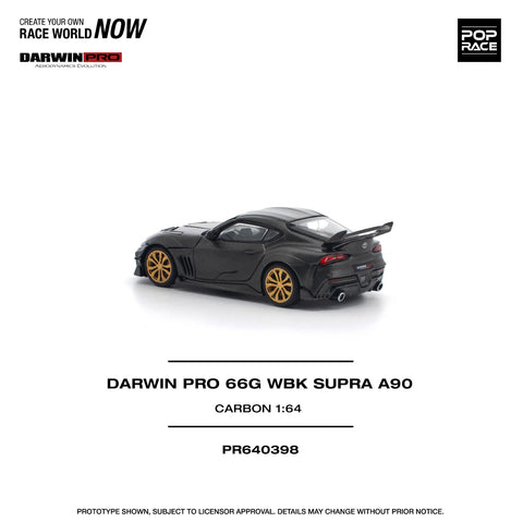 POPRACE 1/64 DARWIN PRO 66G WBK SUPRA A90 CARBON EDITION PR640398