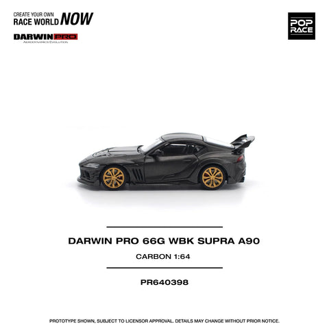 POPRACE 1/64 DARWIN PRO 66G WBK SUPRA A90 CARBON EDITION PR640398