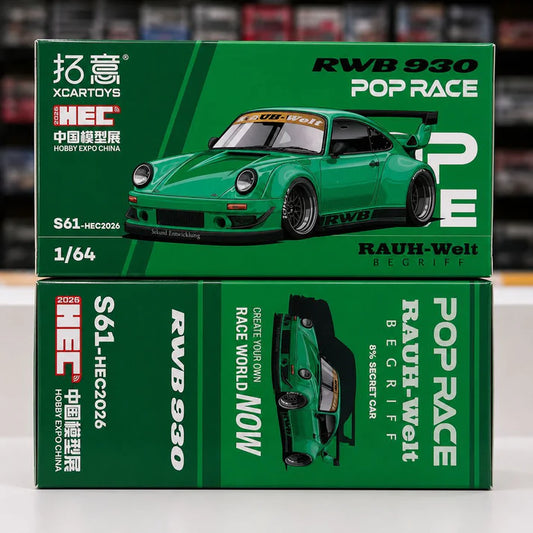POPRACE 1/64 RWB 930 Green HEC 2026