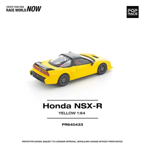 POPRACE 1/64 HONDA NSX-R YELLOW PR640433
