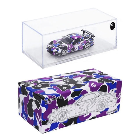 POPRACE 1/64 Mazda RX-7 FD3S Re-Amemiya BAPE STORE Hong Kong 20th Anniversary Special Edition PR640493