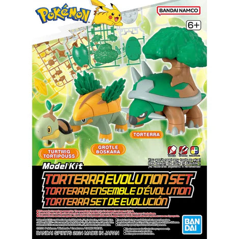 Pokémon Torterra Evolution Set Model Kit