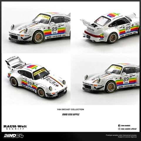 INNO64 1/64 RWB 930 #89 Apple Livery IN64-RWB930-APPLE