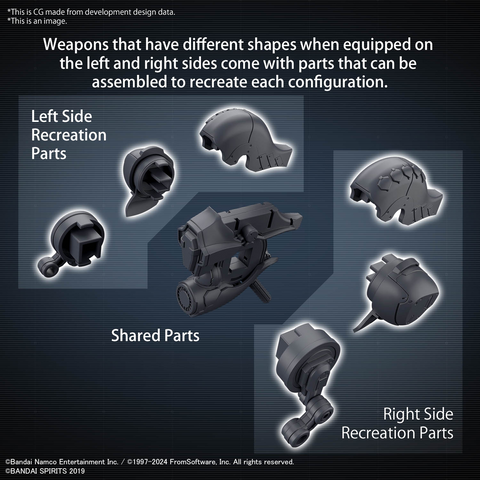 [PRE-ORDER] - [ETA Sep-Oct 24] - 30MM Option Parts Set Armored Core VI Fires of Rubicon Weapon Set 01