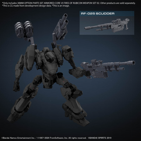 [PRE-ORDER] - [ETA Jan-Feb 25] - 30MM Option Parts Set Armored  Core VI Fires Of Rubicon Weapon Set 02