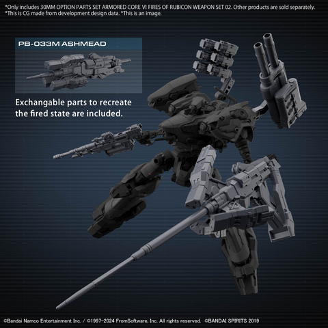 [PRE-ORDER] - [ETA Jan-Feb 25] - 30MM Option Parts Set Armored  Core VI Fires Of Rubicon Weapon Set 02