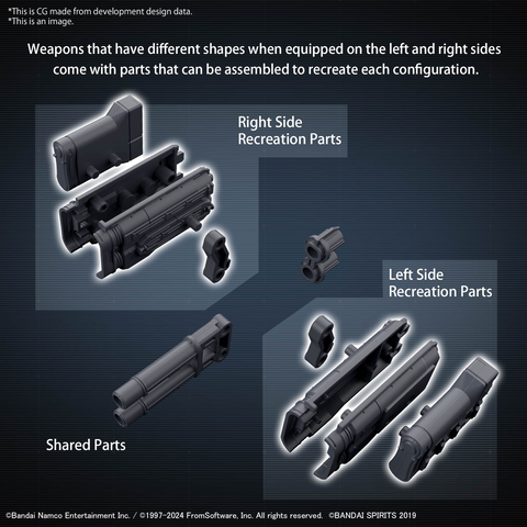 [PRE-ORDER] - [ETA Jan-Feb 25] - 30MM Option Parts Set Armored  Core VI Fires Of Rubicon Weapon Set 02