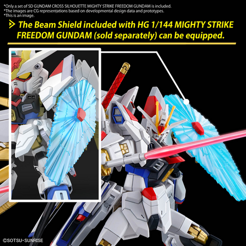 [PRE-ORDER] - [ETA Sep-Oct 24] - SD Gundam Cross Silhouette Mighty Strike Freedom Gundam