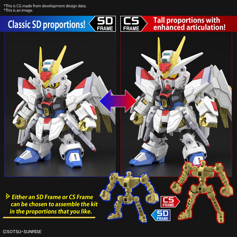 [PRE-ORDER] - [ETA Sep-Oct 24] - SD Gundam Cross Silhouette Mighty Strike Freedom Gundam