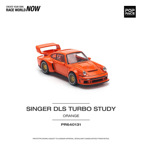 POPRACE 1/64 SINGER DLS TURBO (TRACK) ORANGE