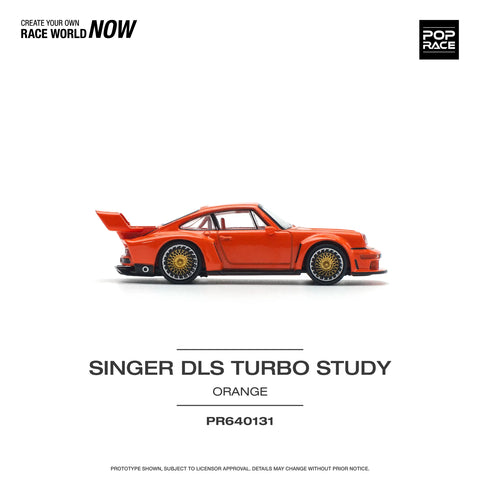 POPRACE 1/64 SINGER DLS TURBO (TRACK) ORANGE