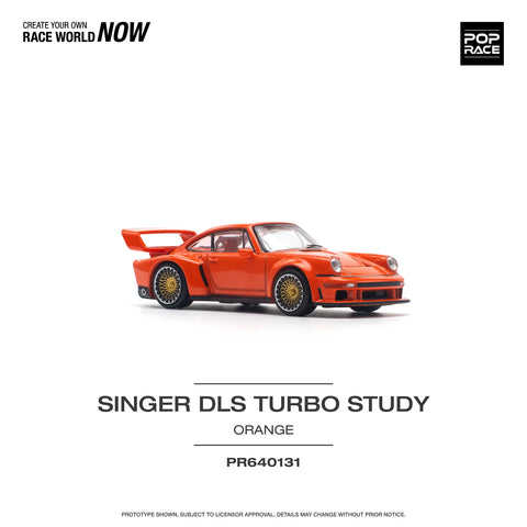 POPRACE 1/64 SINGER DLS TURBO (TRACK) ORANGE